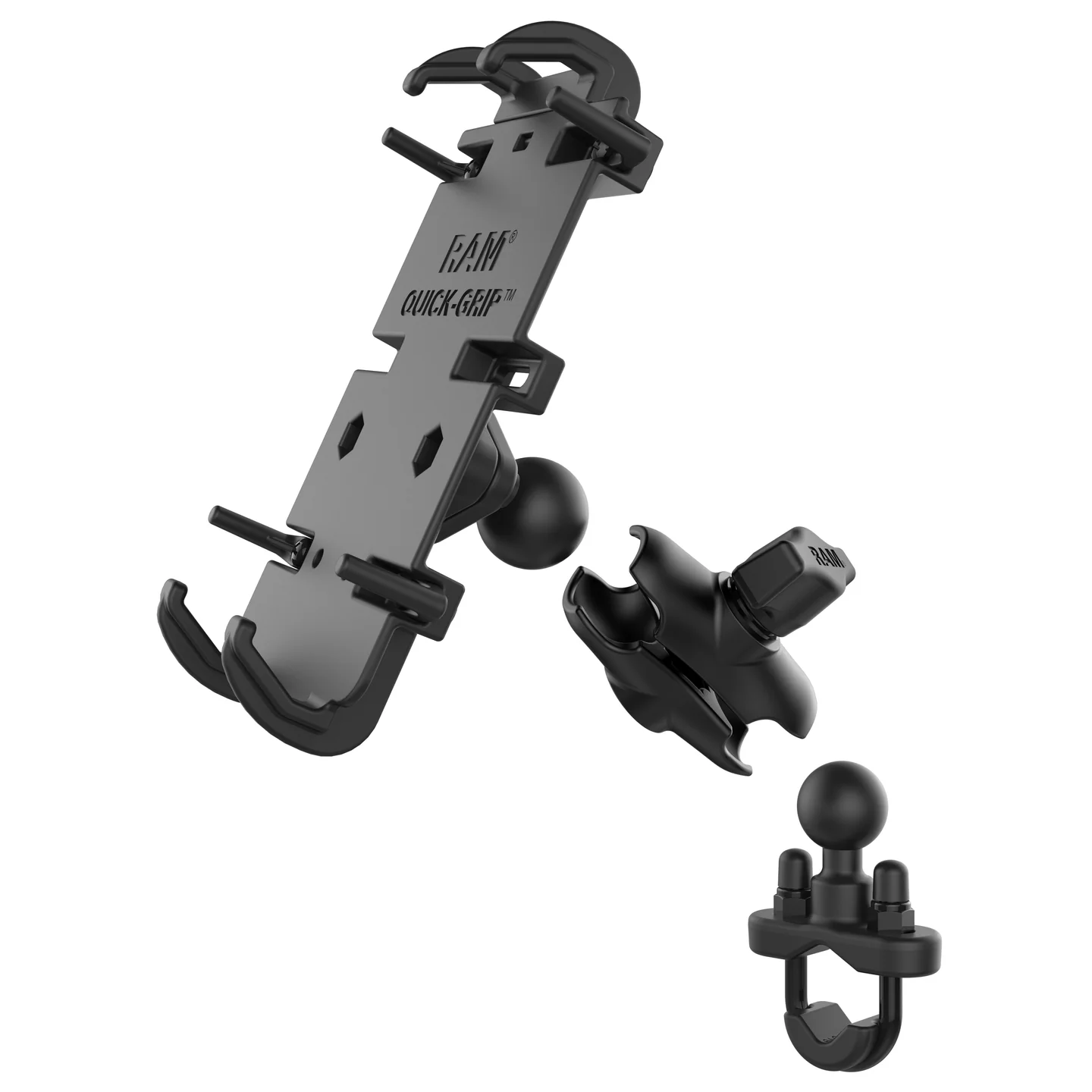 ram-quick-grip-xl-phone-mount-with-handlebar-u-bolt-base-short