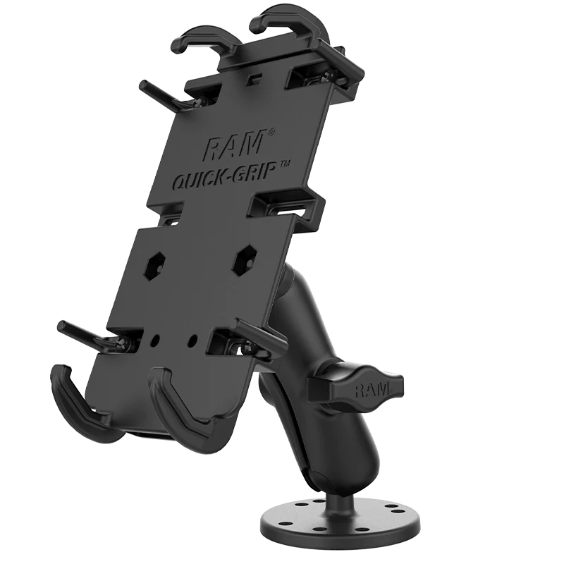 ram-quick-grip-xl-spring-loaded-phone-mount-with-drill-down-base