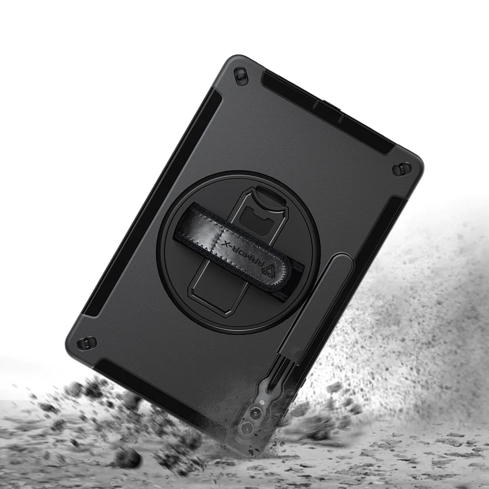rin-ss-x910-samsung-galaxy-tab-s9-ultra-sm-x910-x916-rainproof-military-grade-rugged-case-with-hand-strap-and-kick-stand