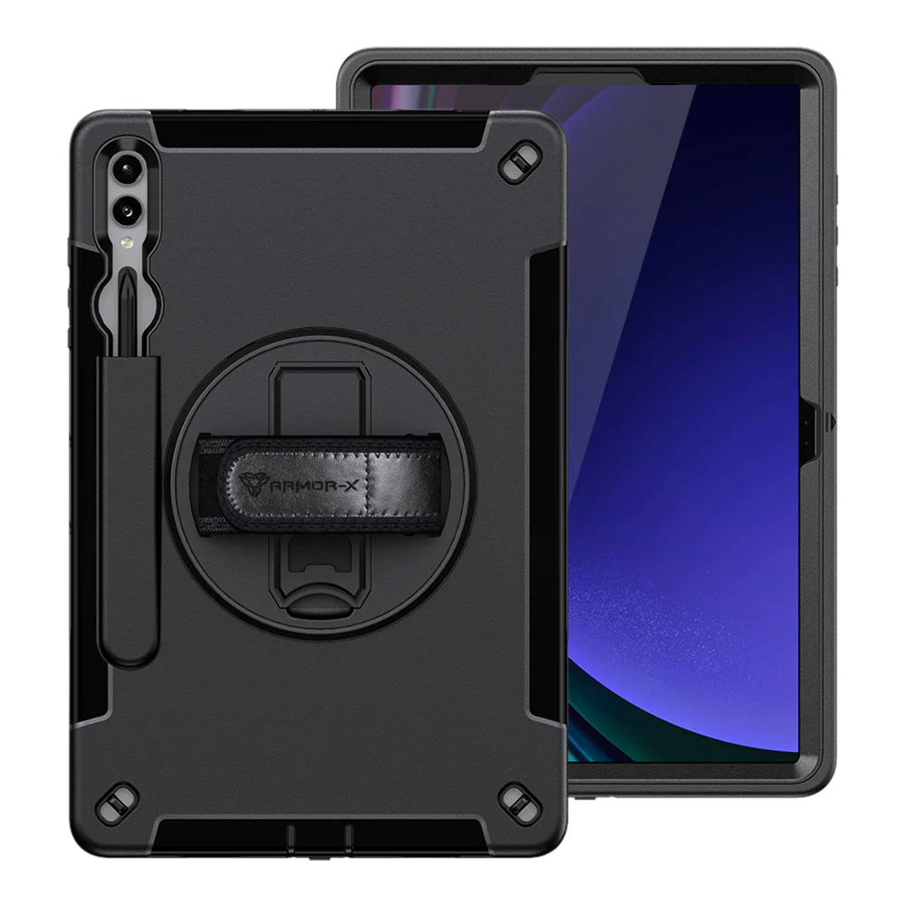 rin-ss-x810-samsung-galaxy-tab-s9-s9-plus-sm-x810-x816-rainproof-military-grade-rugged-case-with-hand-strap-and-kick-stand