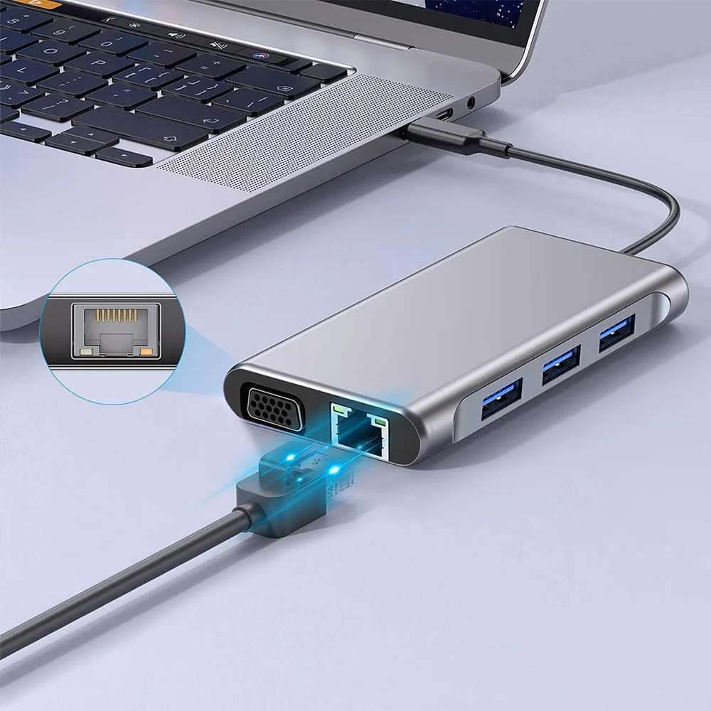 and-dk-7-in-1-11-in-1-hub-type-c-pd-hdmi-4k-vga-1080p-ethernet-rj45-usb-20-usb-30-tf-sd-audio-35mm