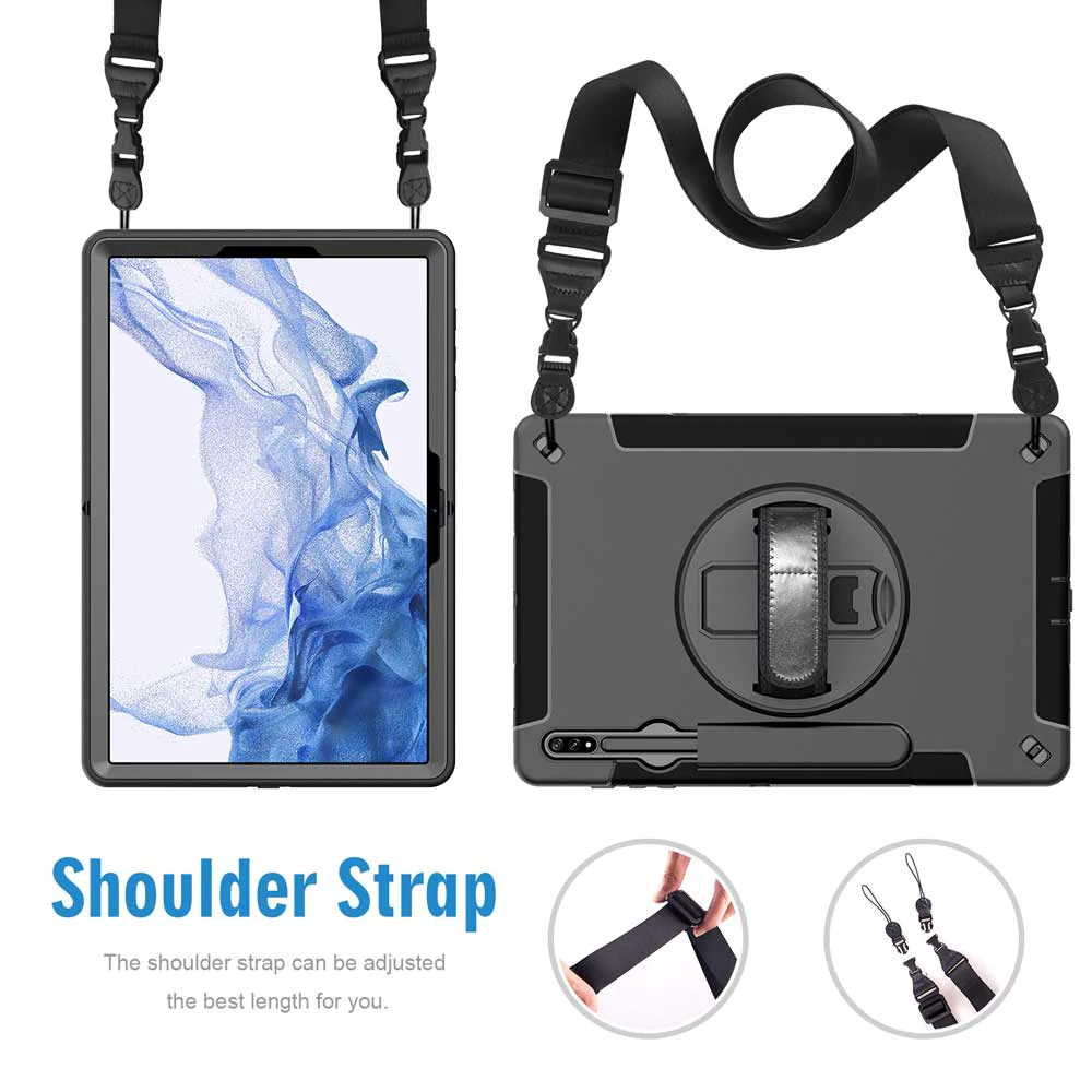 rin-ss-x800-samsung-galaxy-tab-s8-s8-plus-sm-x800-x806-s7-s7-fe-rainproof-military-grade-rugged-case-with-hand-strap-and-kick-stand